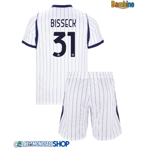 Maglie da calcio Inter Milan Yann Bisseck #31 Seconda Maglia Bambino 2026-27 Manica Corta + Pantaloni corti)